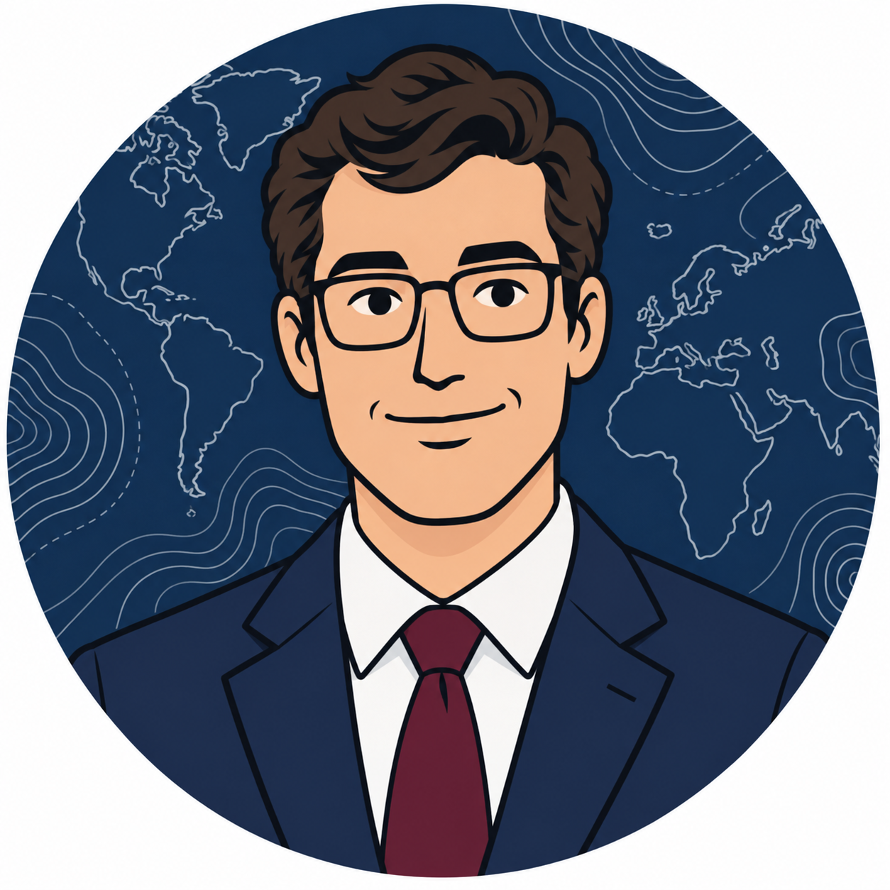 Cartoon scientist placeholder